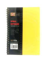 spiral notebook a5 size narrow lined double sided page